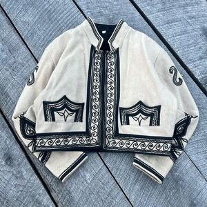 Vintage Traditional Guatemalan Solola Wool Jacket